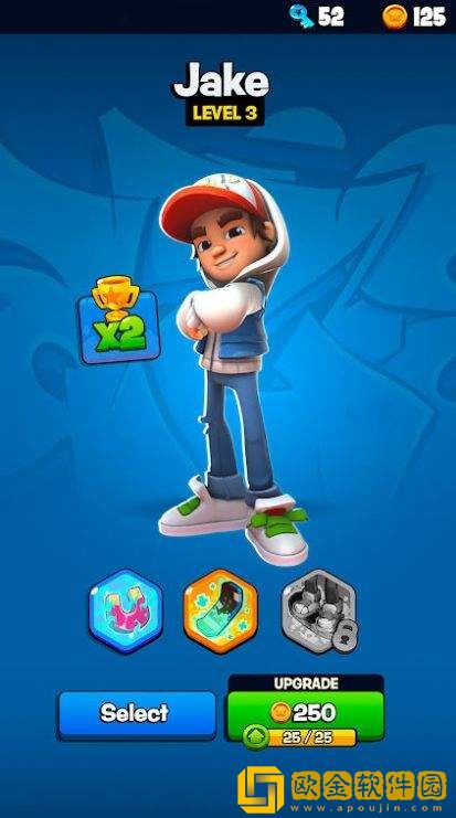 地铁跑酷2.0版本滑板英雄