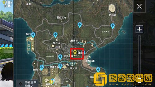 「和平精英」和平精英绿洲世界华科眼镜湖位置详情介绍