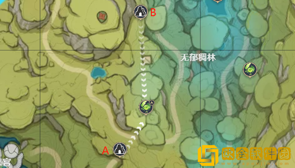 原神无郁稠林下方草神瞳在哪 草神详细位置