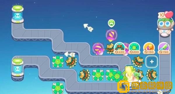 保卫萝卜4太空穿越第1关通关攻略