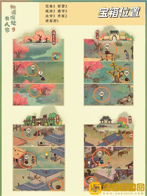 桃源深处有人家南有乔木宝箱在哪 南有乔木宝箱位置一览