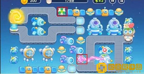 保卫萝卜4太空穿越第14关通关攻略