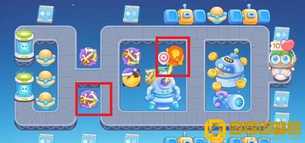 保卫萝卜4太空穿越第4关通关攻略