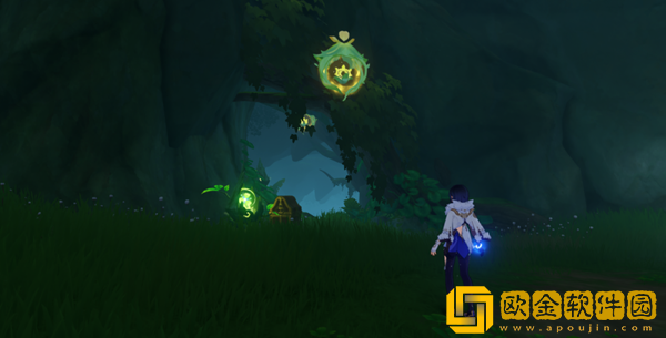 原神茶诃之座草神瞳收集方法