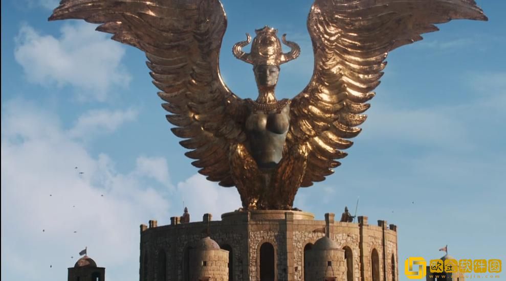 巨型卡利鸟的翅膀 - 一只传说中的神兽