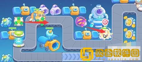 保卫萝卜4太空穿越第11关通关攻略