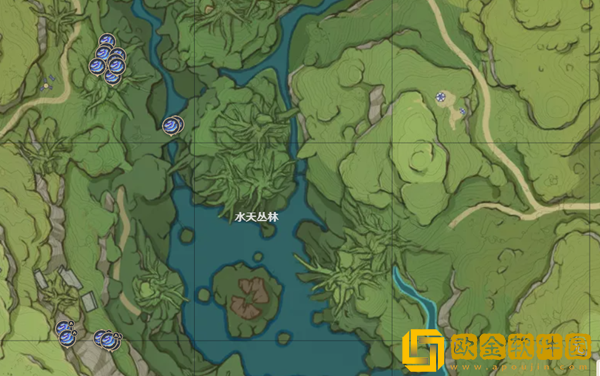 原神树王圣体菇详细位置