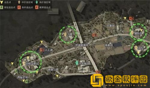 暗区突围农场男团刷新位置一览