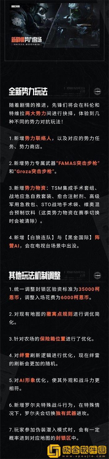 「暗区突围」暗区突围黑门版本上线时间介绍