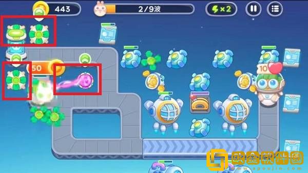 保卫萝卜4太空穿越第7关通关攻略