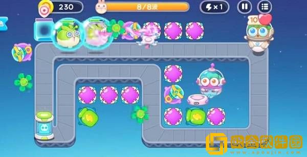 保卫萝卜4太空穿越第5关通关攻略