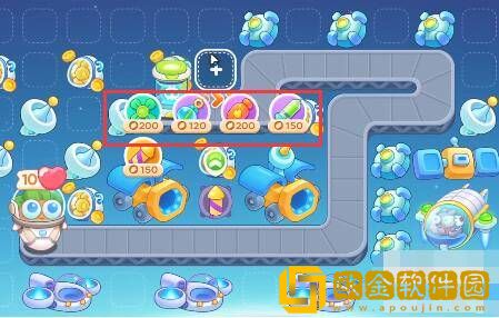 保卫萝卜4太空穿越第10关通关攻略