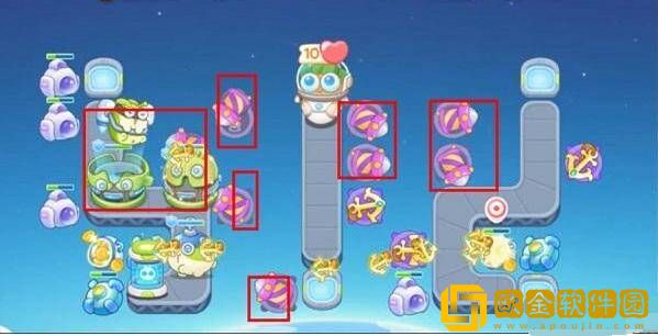 保卫萝卜4太空穿越第12关通关攻略