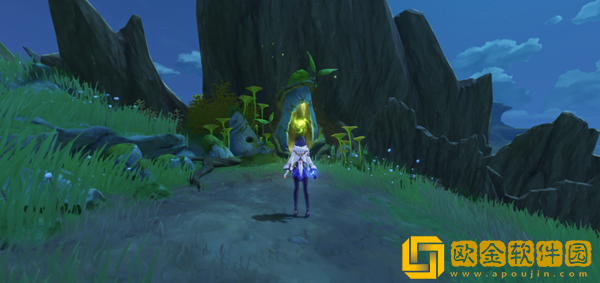 原神茶诃之座左下草神瞳详细位置