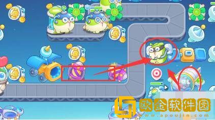 保卫萝卜4太空穿越第10关通关攻略