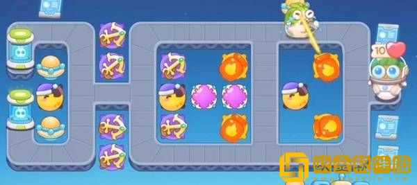 保卫萝卜4太空穿越第4关通关攻略