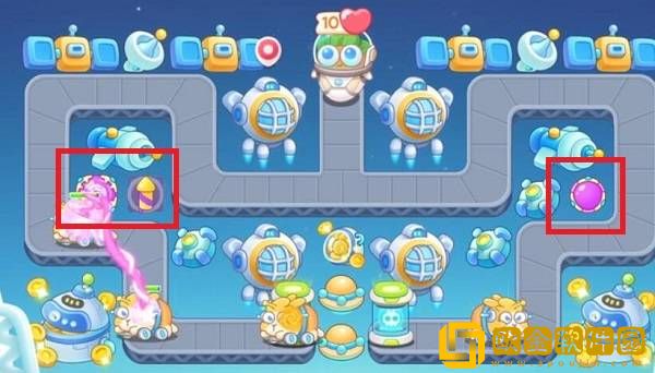 保卫萝卜4太空穿越第20关通关攻略