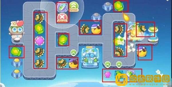 保卫萝卜4太空穿越第15通关攻略