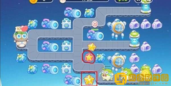 保卫萝卜4太空穿越第13关通关攻略