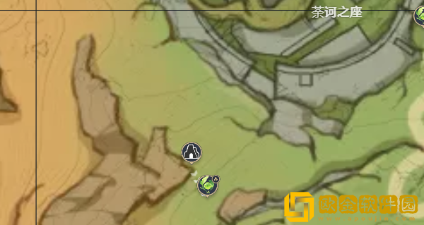 原神茶诃之座左下草神瞳详细位置