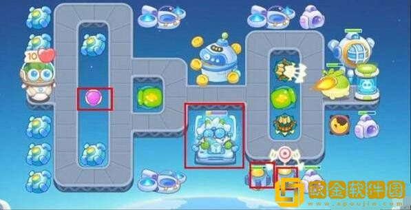 保卫萝卜4太空穿越第15通关攻略