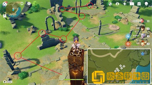 「原神」原神小灯草采集位置一览