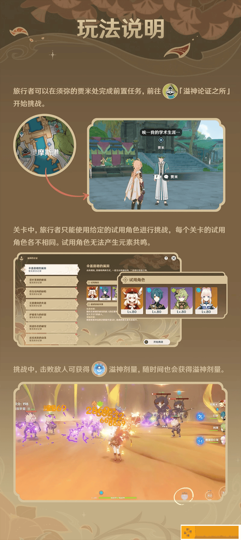 原神溢神的论证活动攻略