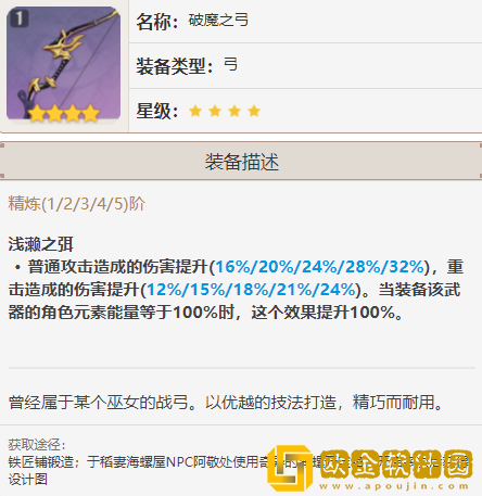 原神提纳里四星武器推荐