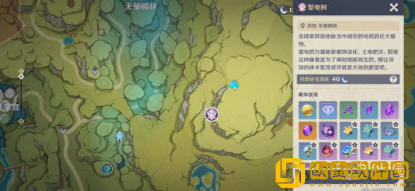 原神掣电树详细位置介绍