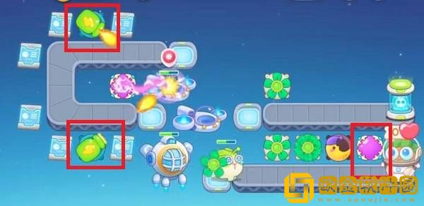 保卫萝卜4太空穿越第2关通关攻略