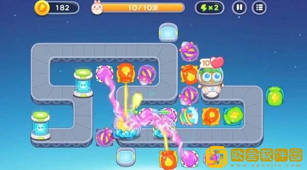 保卫萝卜4太空穿越第6关通关攻略