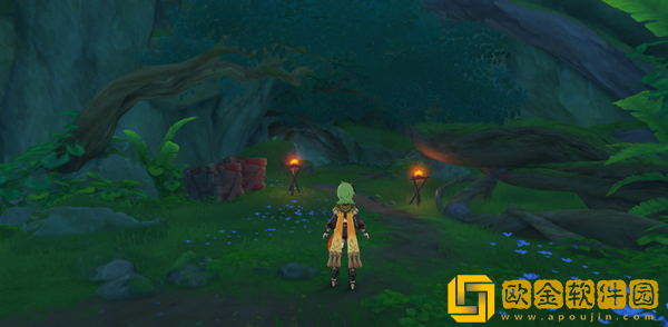 原神无郁稠林下方草神详细位置