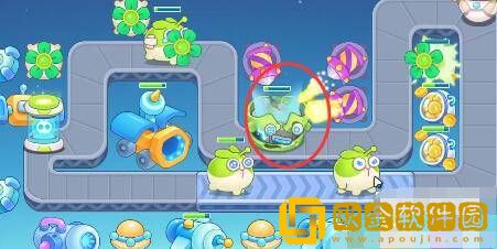 保卫萝卜4太空穿越第11关通关攻略