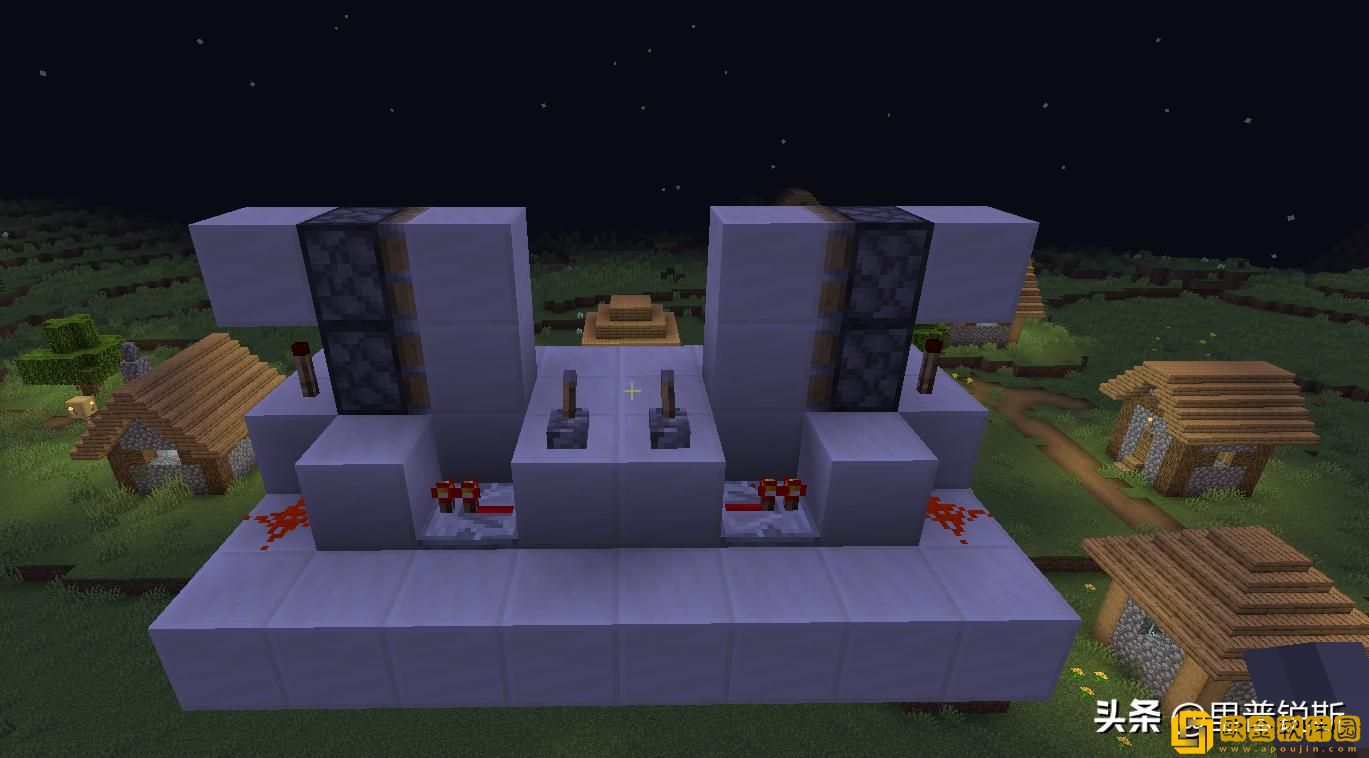 我的世界红石自动门设计与制作