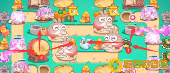 保卫萝卜4喜乐月饼节第6关通关攻略