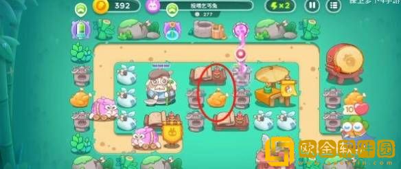 保卫萝卜4喜乐月饼节第2关通关攻略