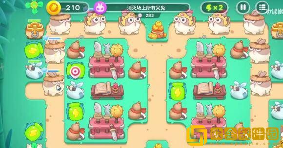 保卫萝卜4喜乐月饼节第1关通关攻略