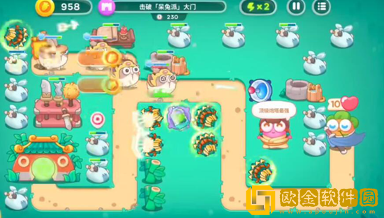 保卫萝卜4喜乐月饼节第11关通关攻略