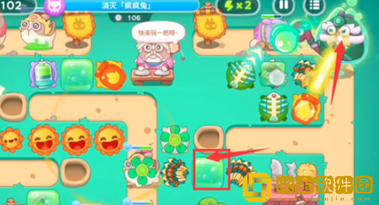 保卫萝卜4喜乐月饼节第10关通关攻略