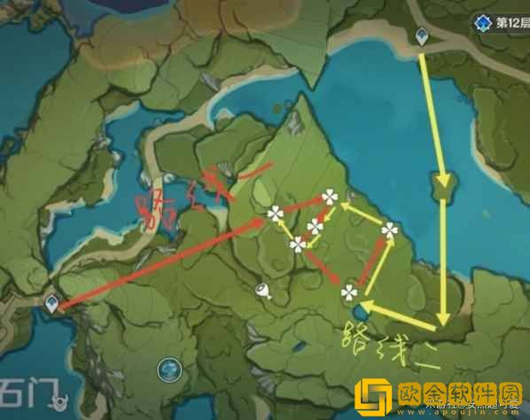 原神蒲公英采集路线汇总