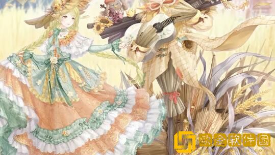 奇迹暖暖金铃红扇套装预览好不好看