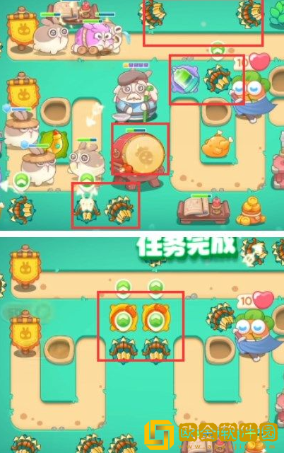 保卫萝卜4喜乐月饼节第3关通关攻略