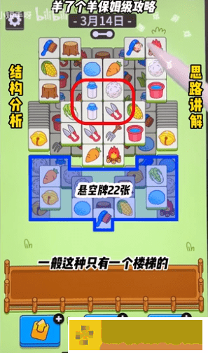 羊了个羊3.14每日通关攻略分享