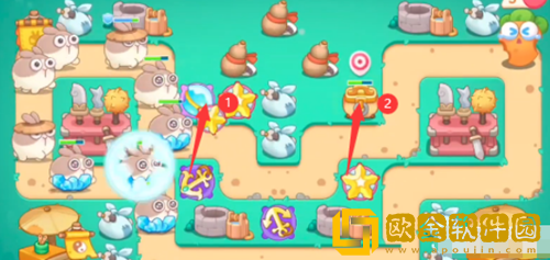 保卫萝卜4喜乐月饼节第9关通关攻略