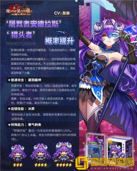 「坎公骑冠剑」坎公骑冠剑屠戮者安德拉斯技能是什么