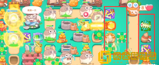 保卫萝卜4喜乐月饼节第8关通关攻略