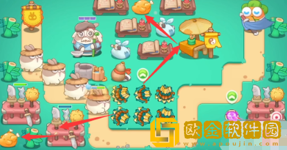 保卫萝卜4喜乐月饼节第5关通关攻略