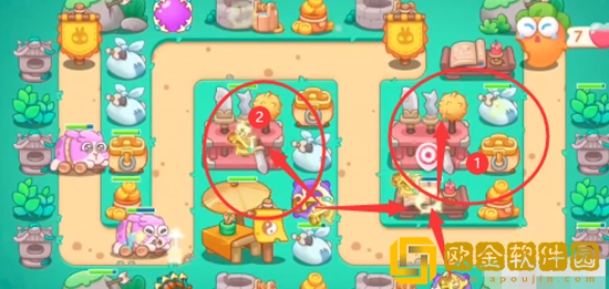 保卫萝卜4喜乐月饼节第7关通关攻略