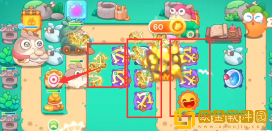 保卫萝卜4喜乐月饼节第7关通关攻略