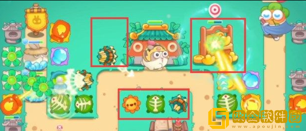 保卫萝卜4喜乐月饼节第4关通关攻略